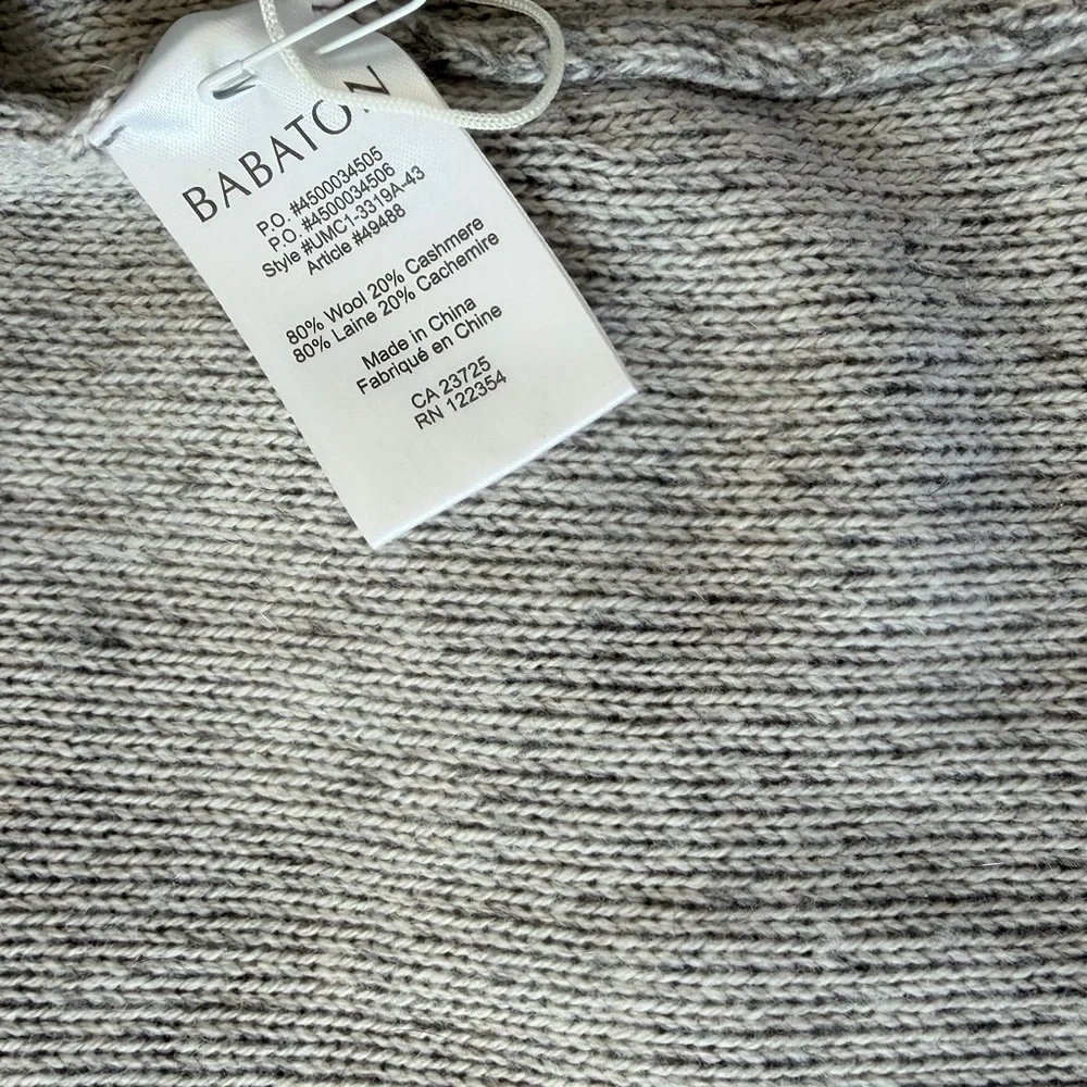 Aritzia Babaton Women’s Beekman Cardigan in Heathered Gray, XXS - Picture 6 of 8